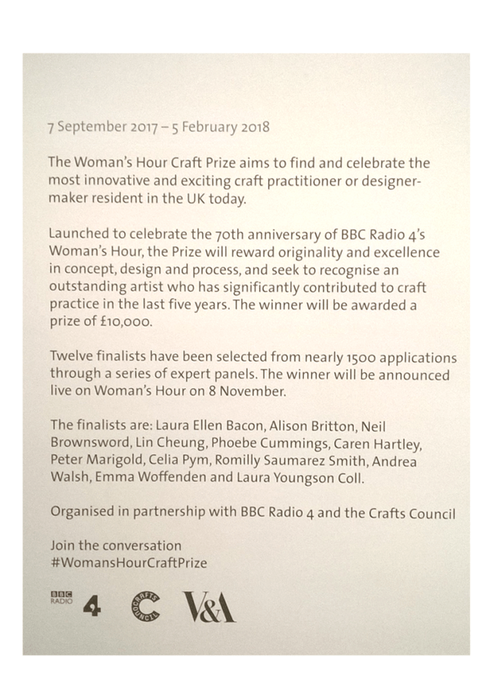 Womens Hour Craft Prize